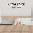 thumbnail image 4 of Standing Towel Rack Towel Rack Stand with Marble Base for Bathroom Floor SUS Stainless Steel Brushed Finish BTH, 4 of 9
