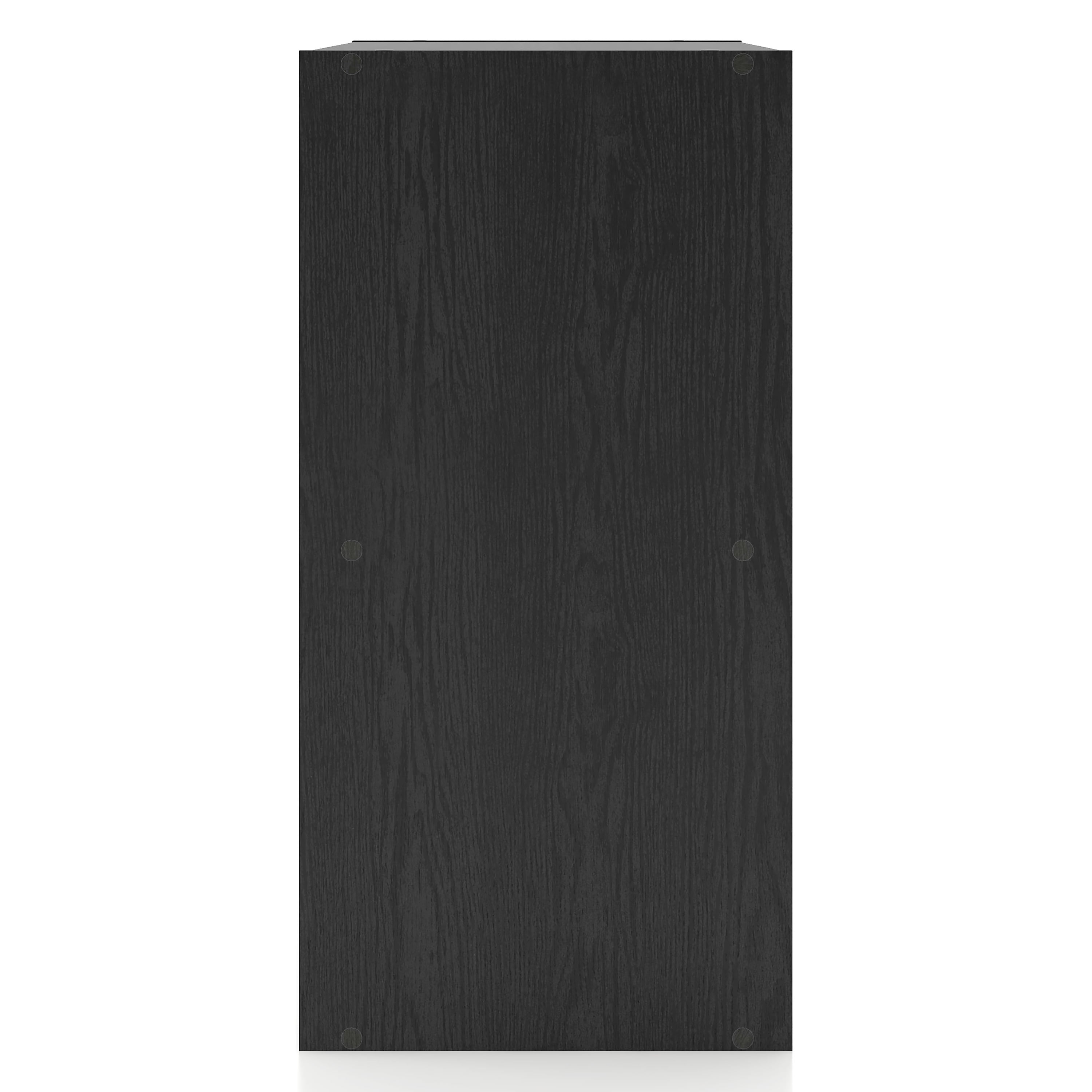 Furniture of America Brooks Stackable 2-Tier Wood Black Bookcase