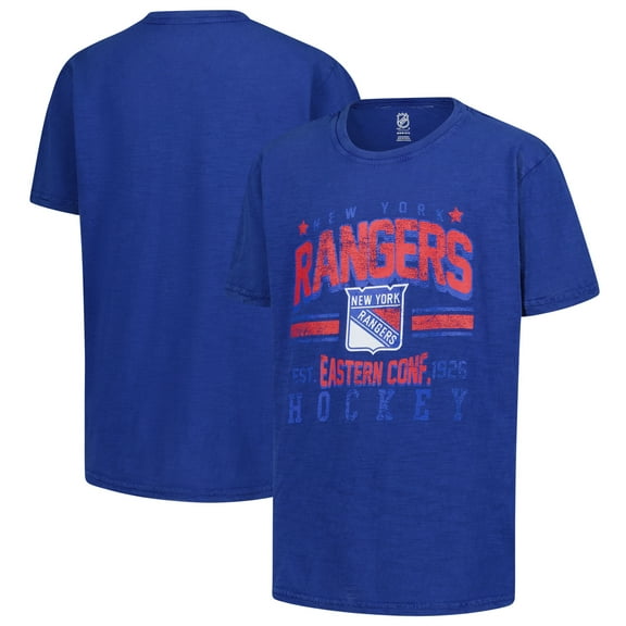 Youth Royal New York Rangers Sure Short T-Shirt