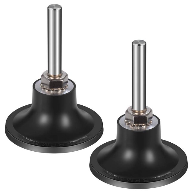 2-Pack Disc Pad Holder Shank For Roloc - 2, For Polishing, Sanding, Surface Preparation, 14 Shank