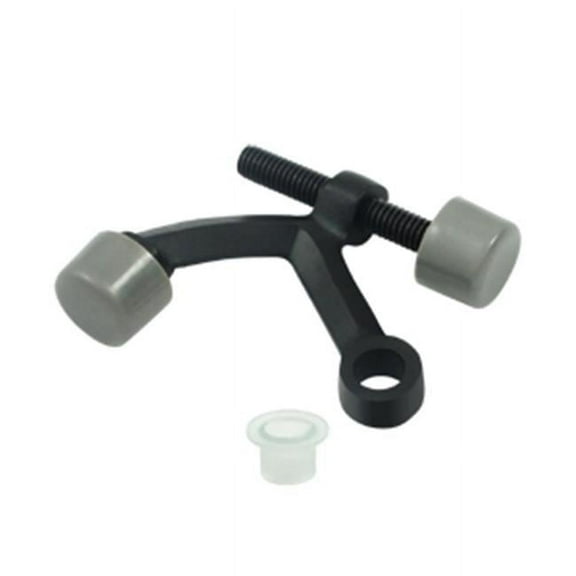 Hinge Mounted Pin Stop, Black - Solid