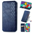 thumbnail image 1 of Étui pour Samsung Galaxy A71 5G à Rabat Portefeuille à Rabat Magnétique Protecteur - Bleu, 1 of 5