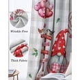 thumbnail image 6 of Gnomes Valentine's Day Black Out Curtains 72 Inch Long, Light Blocking Drapes with Black Liner, Pink Love Heart Branches Plaid Thermal Blackout Curtains for Bedroom Living Room 52"x72" 2 Panels, 6 of 8