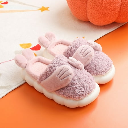 

Gzztg House Slippers for Women Slippers Women s Winter Home Non-slip Cute Couple Home Cotton Shoes Women s Outerwear