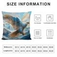 thumbnail image 5 of Orinice Bird Wings Mountains Graphic Decorative Cushion Throw Pillow Cover for Home Couch Living Room Bed Sofa Square Printed on Both Sides 1PC 12x12in, 5 of 5