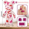 thumbnail image 2 of 8000 PCS Bear Building Blocks Set - Mini Block Display Model for Kids & Adults, Pink, Creative Construction Kit, 2 of 6