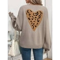 thumbnail image 3 of Women Y2k Tie Front Knitted Cardigan Sweater Long Sleeve Open Front Oversized Cardigan Knitwear Tops  L, 3 of 8
