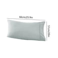 thumbnail image 4 of HBFAGFB Pillowcase Breathable Pillow Covers Simple Home Decor Suitable for Hair and Skin Grey One Size, 4 of 5