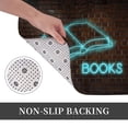 thumbnail image 6 of Disketp Neon Sign For Books Mat for Front Door Outside - Doormat Outdoor Entrance - Welcome Mats Outdoor,Outside Entry and Outdoor Entrance 16''x24'', 6 of 7
