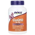 thumbnail image 1 of NOW FOODS COQ10 CON OMEGA-3 60MG 120SOFTCAPS, 1 of 4
