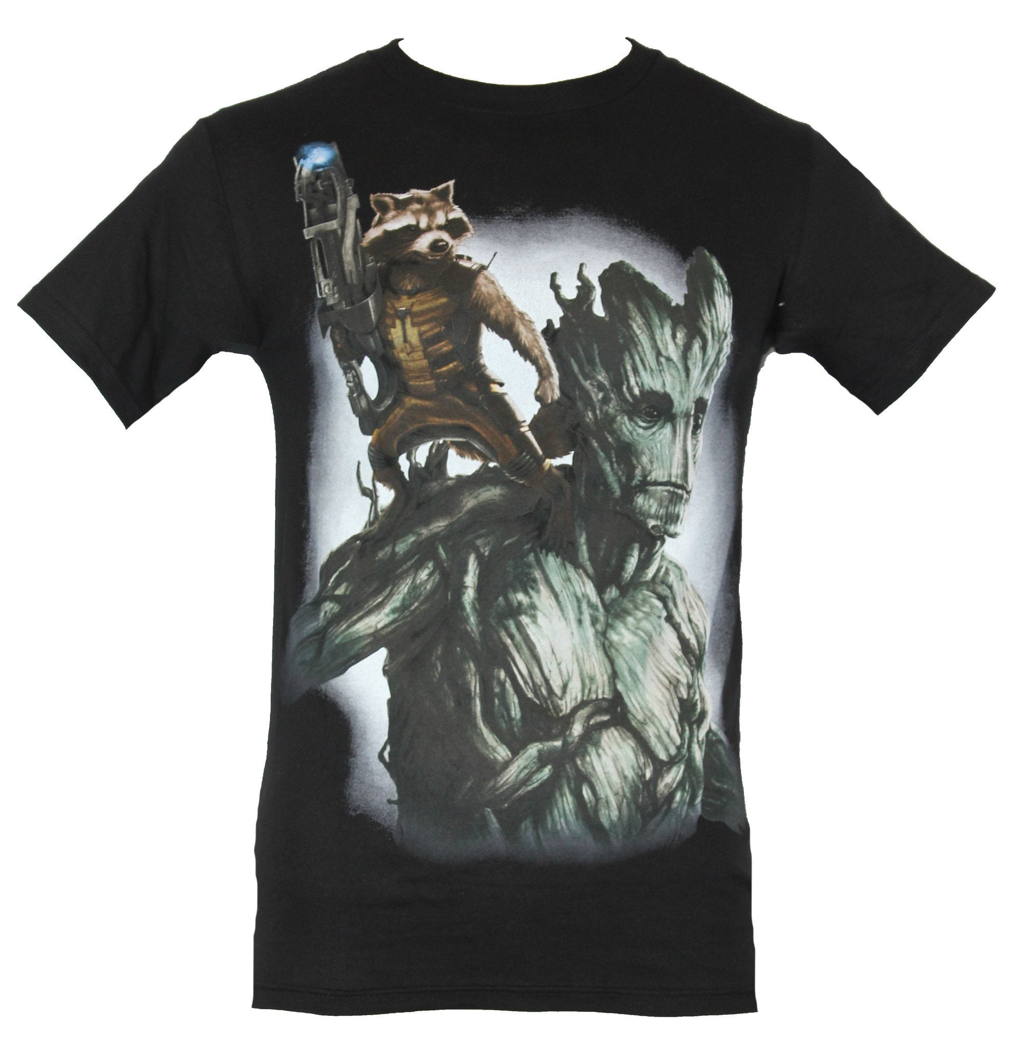Guardians Of The Galaxy Movie Rocket & Groot Marvel Licensed Adult T-Shirt 
