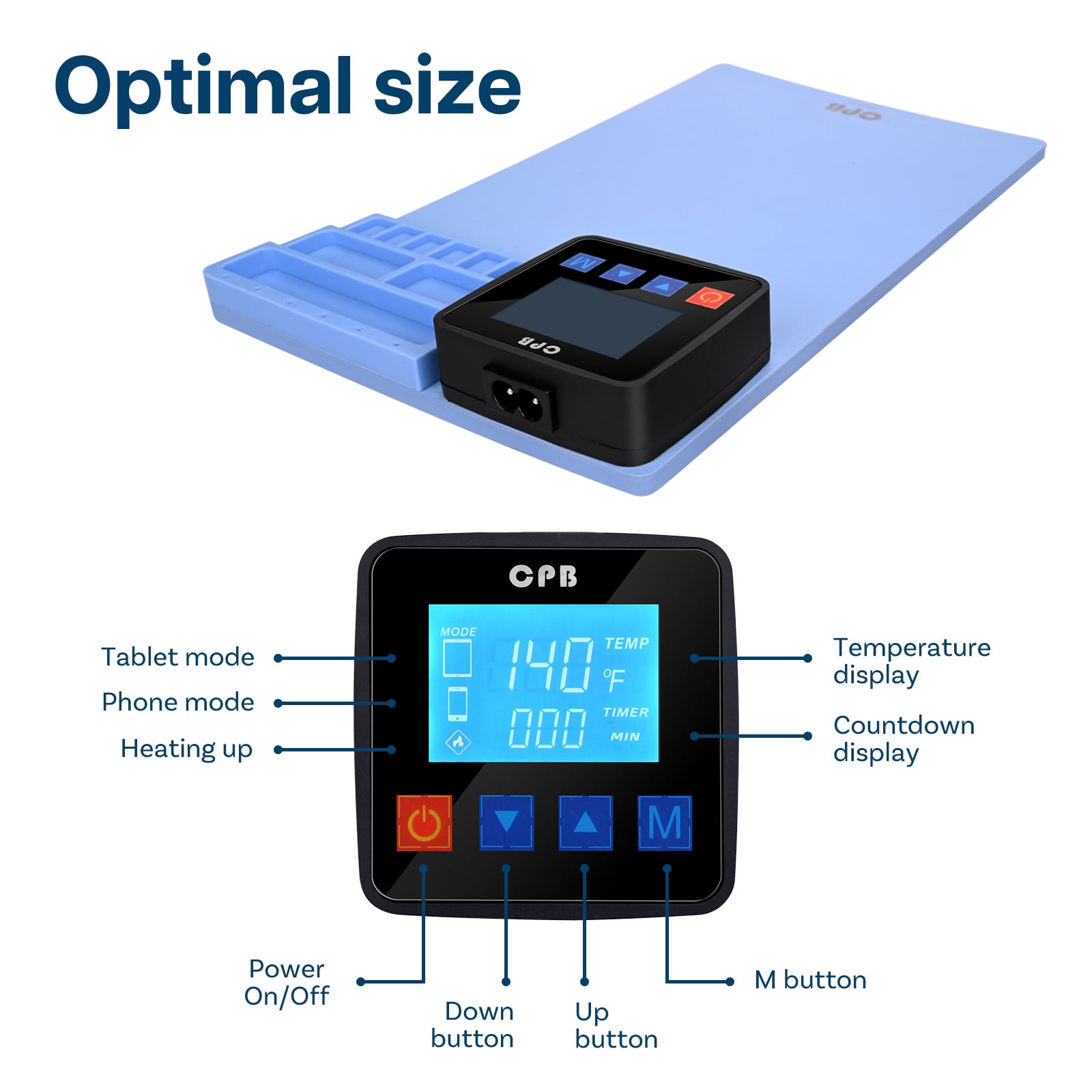 MMOBIEL LCD Screen Heating Pad 12 x 7in Separator Plate
