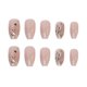 thumbnail image 3 of 24 piezas de uñas postizas medianas con diamantes de imitación 3D, ingenio, 3 of 5