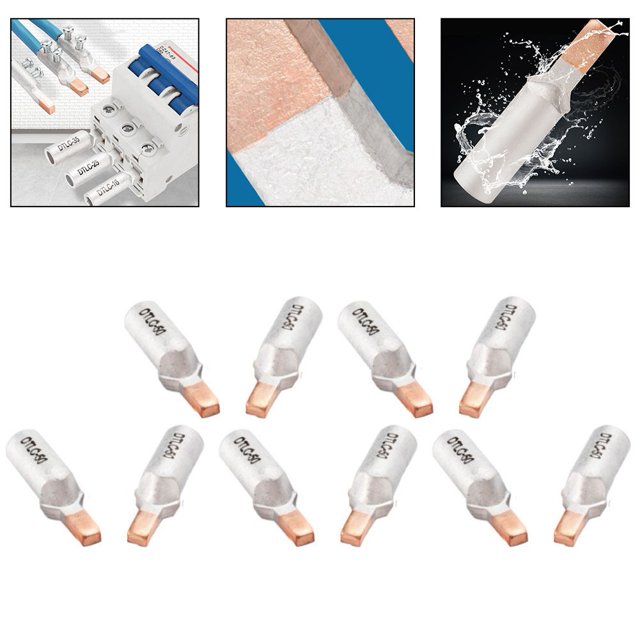 10PCS DTLC Circuit Breaker Copper Aluminum Cable Terminals Instrument Connector