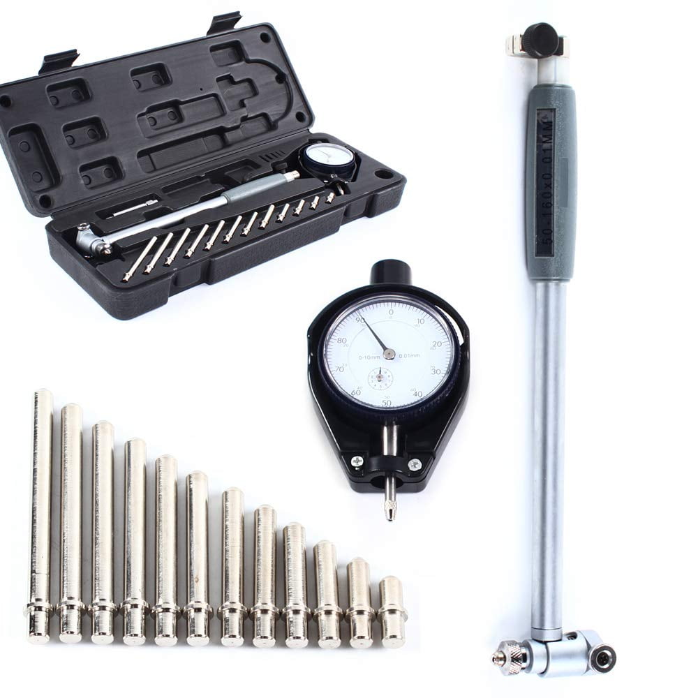 OUKANING Dial Indicator Cylinder Bore Gauge Measuring Micrometer Metric