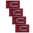 thumbnail image 2 of EidMubarakPrayerBlanket-LightweightPortableWaterproofPU-4Colors-4Pcs-HomeOfficeTravel(Red), 2 of 5