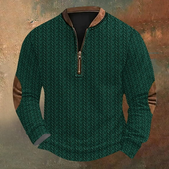 Big and Tall Sweatshirts for Men S-5XL Plus Size Pullover Long Sleeve Shirts with Zipper Crewneck Printed Casual Comfort Sweatshirt Tops