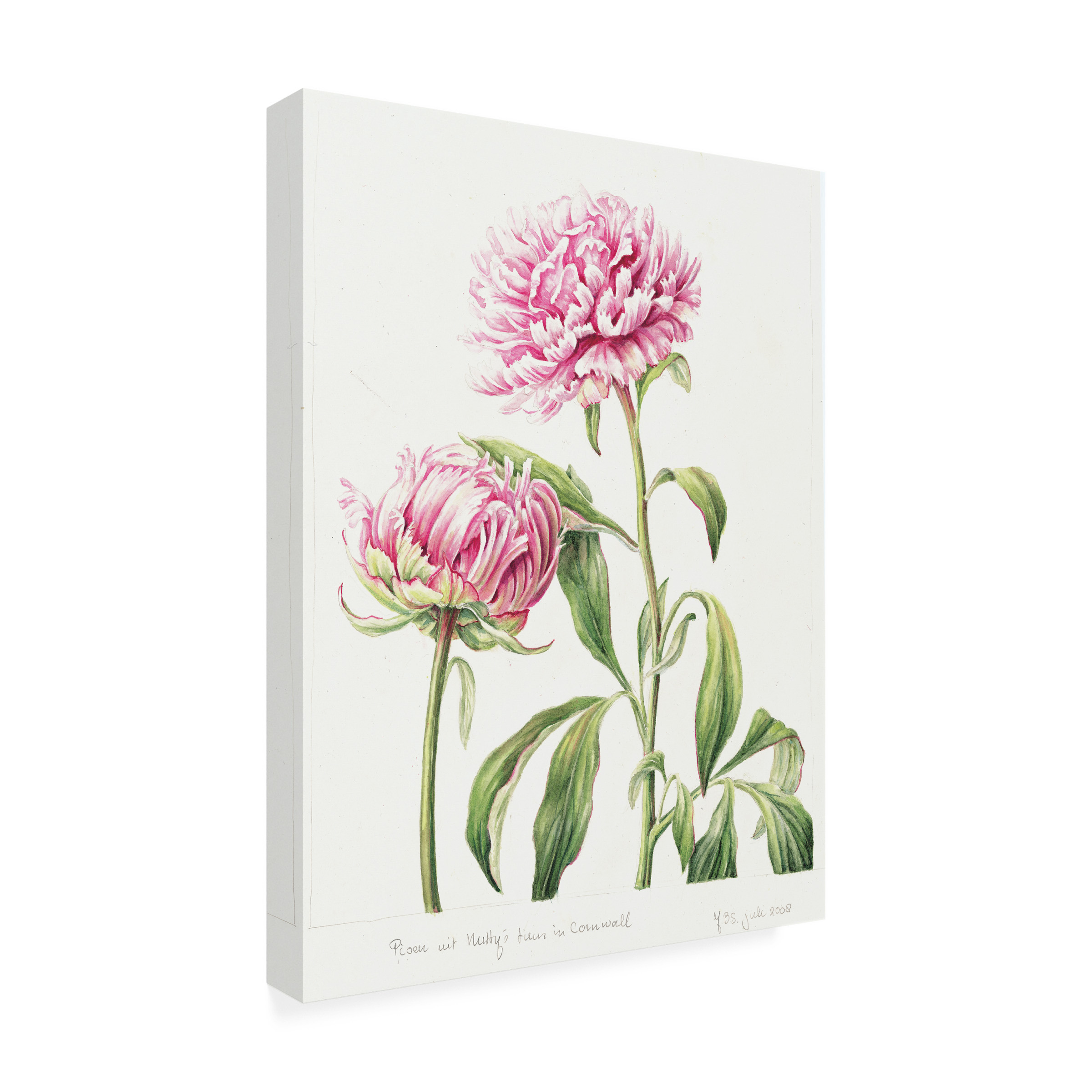 Janneke Brinkman-Salentijn 'July Bouquet' Outdoor Canvas 19x14