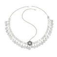 thumbnail image 4 of Cadena para la cabeza Salvador joyería diadema decoración para mujer aleación plata, 4 of 10