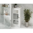 thumbnail image 2 of 100% Solid Wood 16.5" Bathroom Cabinet with Frosted Glass Door, 2 of 5
