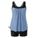thumbnail image 5 of Traje de baño de 2 piezas para mujer, trajes de baño para mujer, traje de baño de dos piezas conservador con tirantes en la espalda, vestido de baño para mujer, 5 of 5