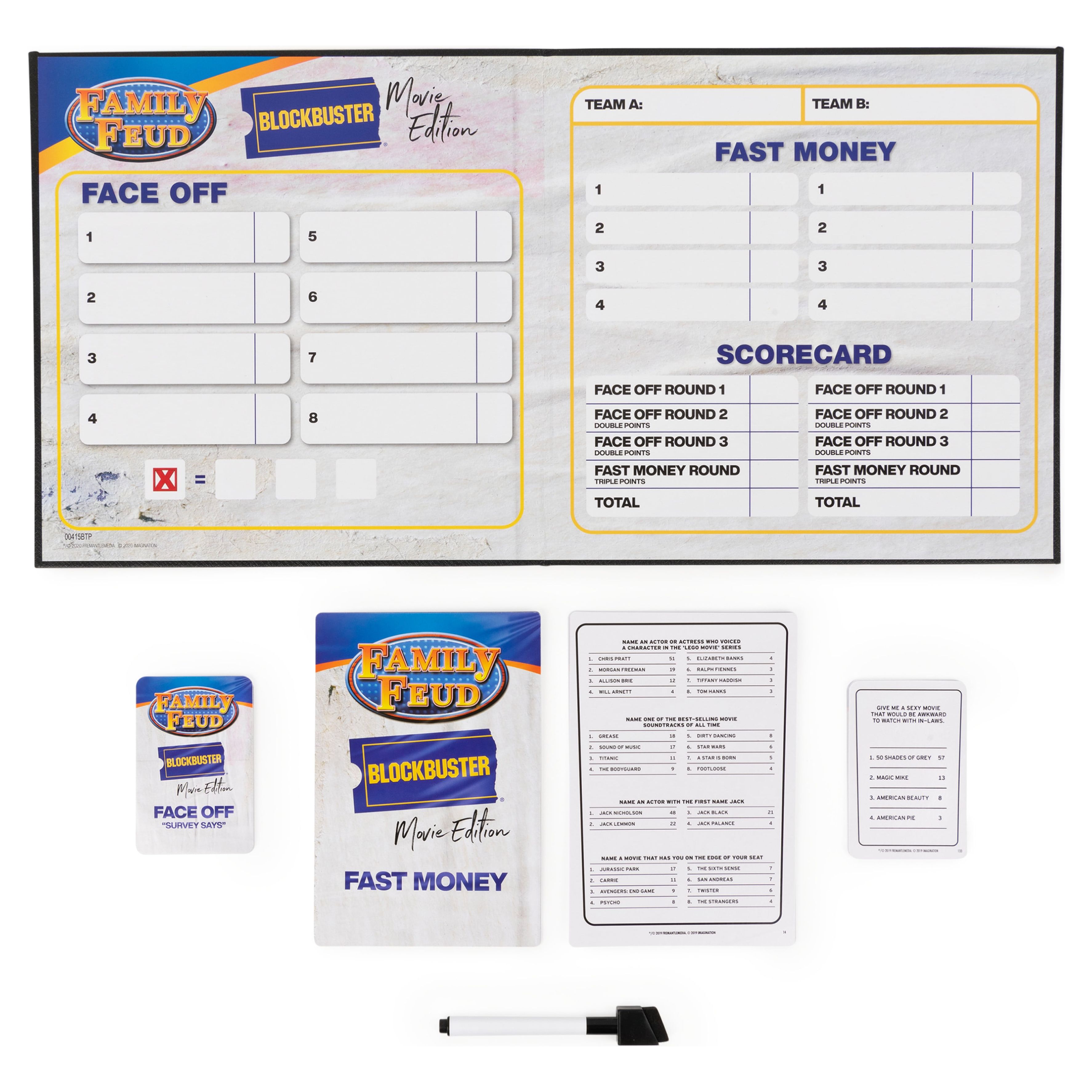 Family Feud Blockbuster Edition, Movie Trivia Survey Showdown Board Game for Ages 12 & up - image 2 of 6