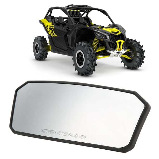 Espejo Retrovisor Central Para Automóvil UTV, Espejo Retrovisor Central Con Carcasa De PP De Alto Impacto Reemplazo De Espejo Convexo De Fácil Instalación Para CAN AM UTV Para