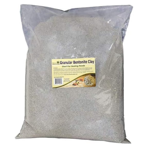 Granular Sodium Bentonite Clay for Pond Sealing 45 lbs