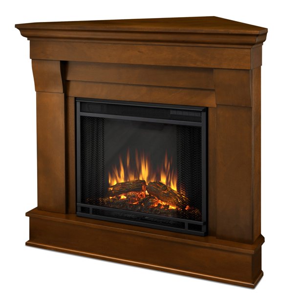 Real Flame Chateau Corner Electric Fireplace Espresso
