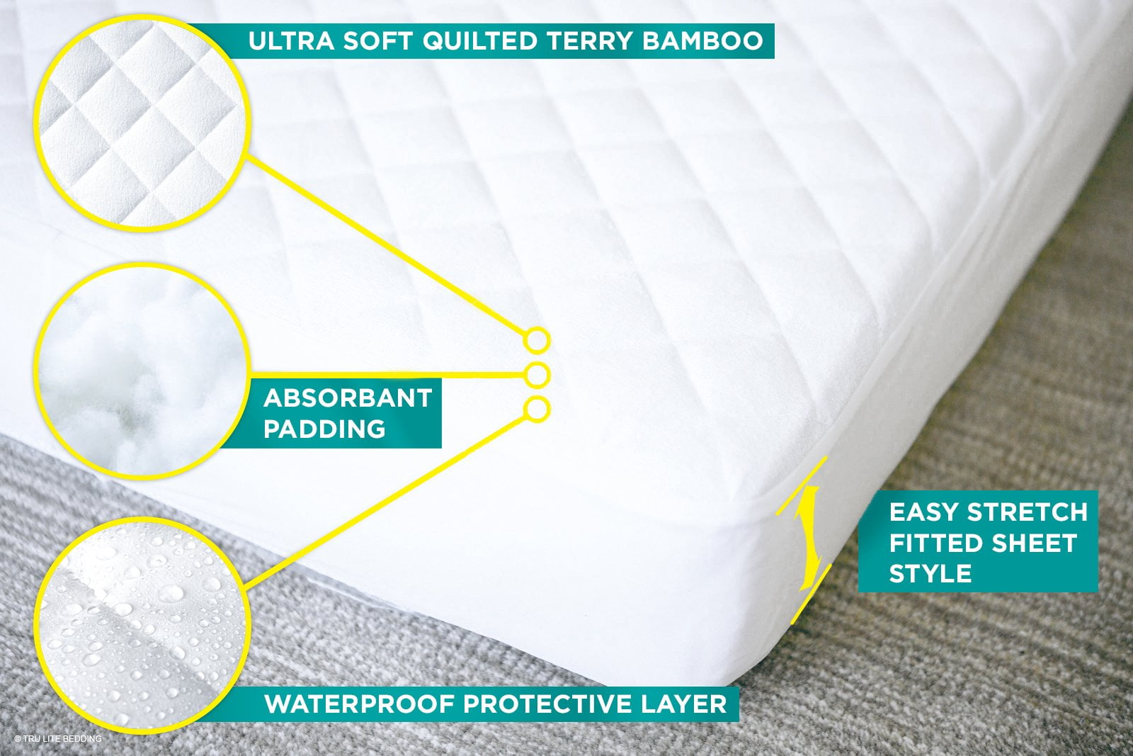 bamboo crib mattress protector