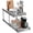 15 Inch, variant on 2-Tier Pull-Out Cabinet Organizer with Heavy-Duty Steel Frame, Full-Extension Sliding Shelves, Holds 100 lbs, Easy Install for Kitchen, Pantry & Under Sink Cabinets, 11" W x 21"D x 16.5" H