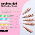 thumbnail image 6 of NeoMart-Nail Art Brushes, Nail Brush Set With Nail Stand, Nail Holder For Painting Nails, Nail Art Tools, Nail Design Tools, 11PCS Nail Brushes For Nail Art, Nail Dotting Tool, Nail Art Palette, Pink, 6 of 16