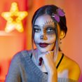 thumbnail image 3 of 3pcs Bow Clips Halloween Bow Hair Clips Mesh Veil Barrettes Festival Accesorios para el cabello, 3 of 6