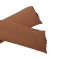 thumbnail image 3 of 1 Pair Zipper Design Arm Rest Covers Computer - Brown, as described, 3 of 6