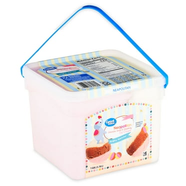 Great Value Neapolitan Ice Cream, 128 fl oz