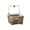 Grey, variant on PrimeGo Desktop Trash Can Transparent Water Ripple Trash Bin with Press Lid Office Wastebasket for Home Bedroom Kitchen Table