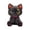A002- Gray, variant on Stuffed Cat Plush Halloween Dark Spooky Goth Black Cat Toys Sitting Animal Plush for Home Party Display Themed Room Decor for Teens and Horror Enthusiasts