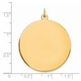 thumbnail image 2 of Yellow Sterling Silver Charm Pendant Personalized Flat Back Satin 39 mm 32, 2 of 2