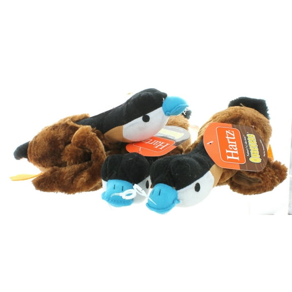 Plush Duck Squeaker Dog Toys Hartz Quackers Lot of 3