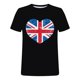 thumbnail image 4 of Fiudx Ropa de Mujer Blusa de Mujer Lisa Casual Manga Corta Moda Cuello Redondo Tops Regulares, 4 of 4