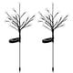 thumbnail image 1 of Juego de 2 luces solares para jardín exterior en forma de estrella - Ramas solares - Ramas de flores para entrada, patio, césped, patio trasero, decoraciones para fiestas navideñas, 1 of 5