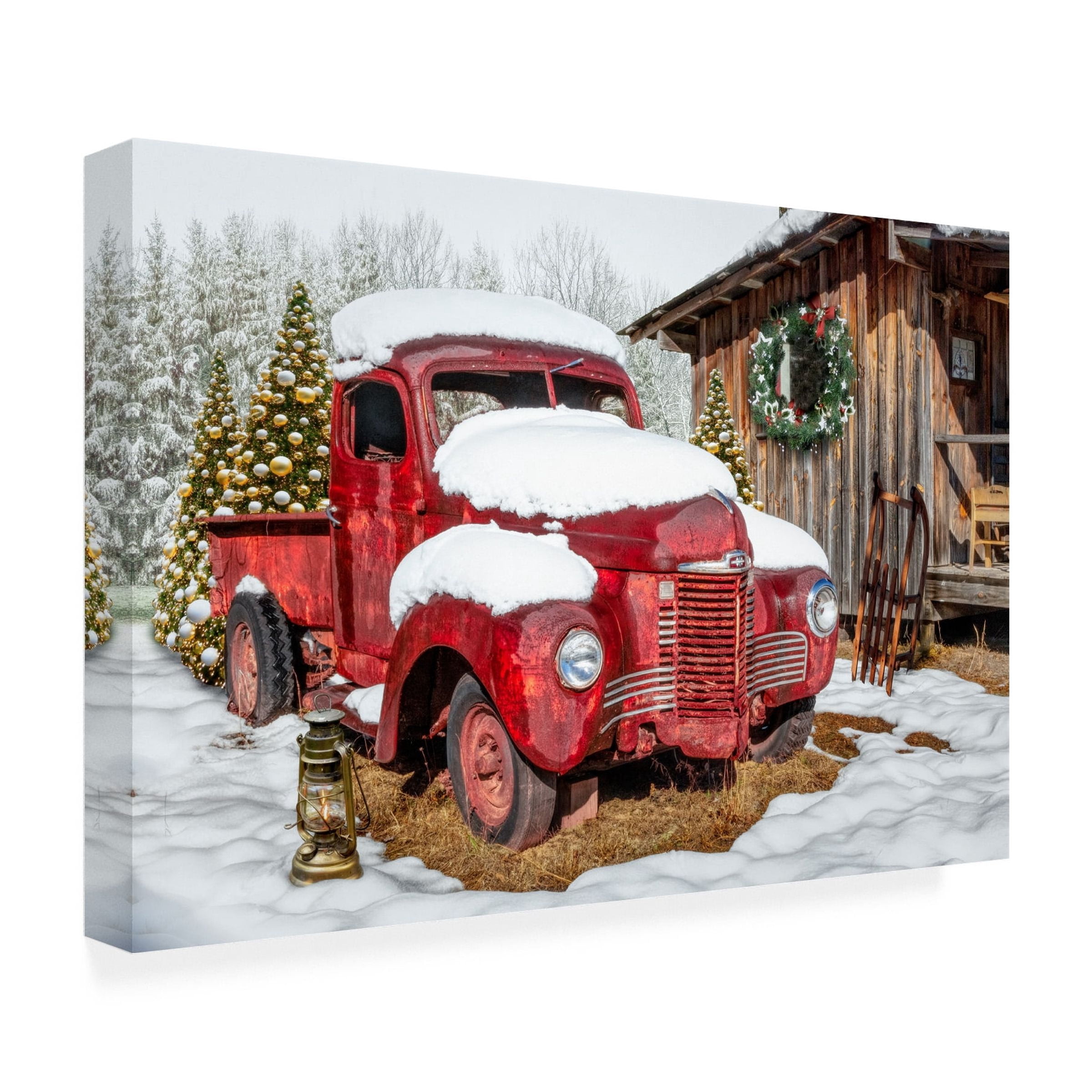 Celebrate Life Gallery 'Christmas Rust In The Snow' Canvas Art