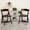 Red Mahogany, variant on Emma + Oliver Folding Chair - Red Mahogany Resin – 2 Pack 800LB Weight Capacity Event Chair