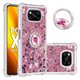 thumbnail image 1 of Funda para Xiaomi Poco X3 NFC/X3 PRO con Brillo Líquido Flotante, Purpurina, Parachoques y Anillo Giratorio Soporte, 1 of 5