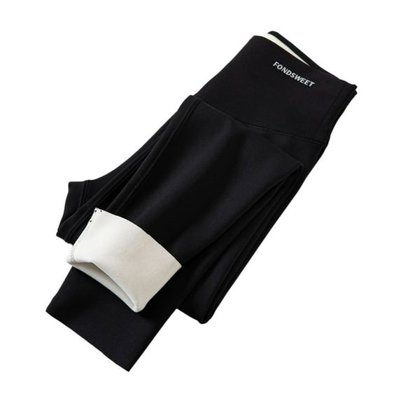 Winter Ladies Lined Pants Thermal Base Layer Trousers for Cozy Warm Activity Wear