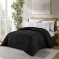thumbnail image 2 of Swift Home High-Filled Down Alternative Comforter, Ultra Soft All Season Hypoallergenic Bedding, King, Black, 2 of 8
