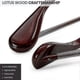 thumbnail image 3 of 6 Pcs Wide Shoulder Wooden Hangers With Non Slip Pants Bar For Coat Clothes Dress Suit, 3 of 5