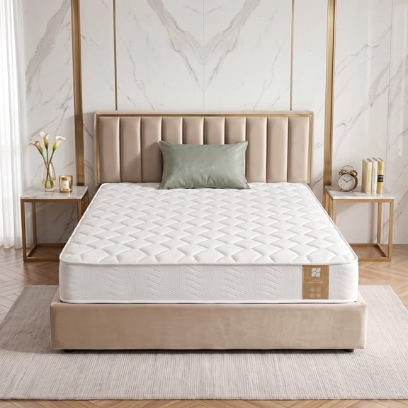 Zoopower 6 inch Twin Mattress in a Box, Medium Firm Spring Hybrid Mattress for Kids Bunk Bed Guest Room,CertiPUR-US Certified