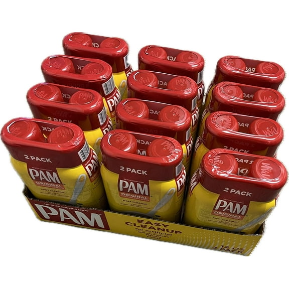 Pam Original Non-Stick Cooking Spray, 12oz, Case of 24 Cans