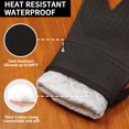 thumbnail image 3 of Guantes de horno Hovico de silicona resistentes al calor hasta 500 °F, 29,5 cm, 3 of 7